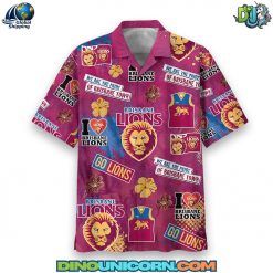 Brisbane Lions Hawaiian Shirt