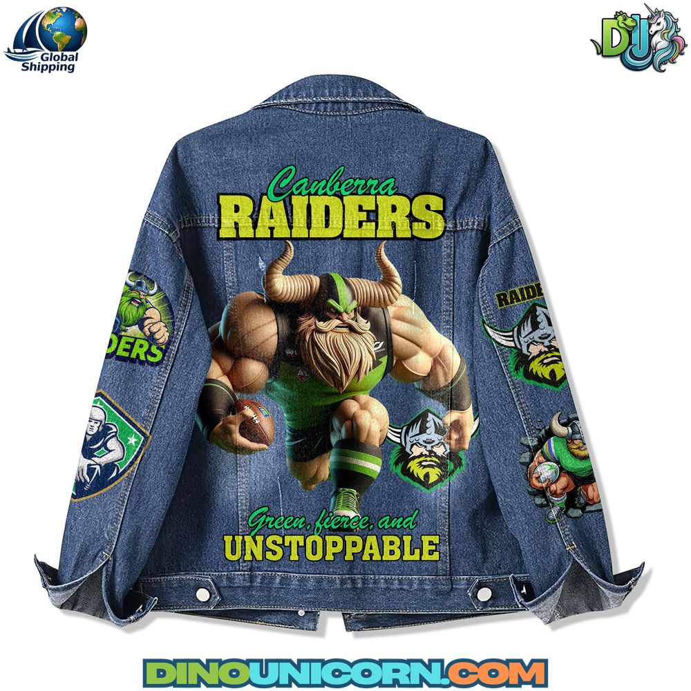 Canberra Raiders Denim Jacket Canberra Raiders Denim Jacket