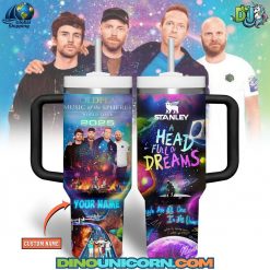 Coldplay Rock Band Stanley Tumbler Cup