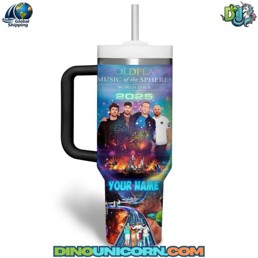 Coldplay Rock Band Stanley Tumbler Cup