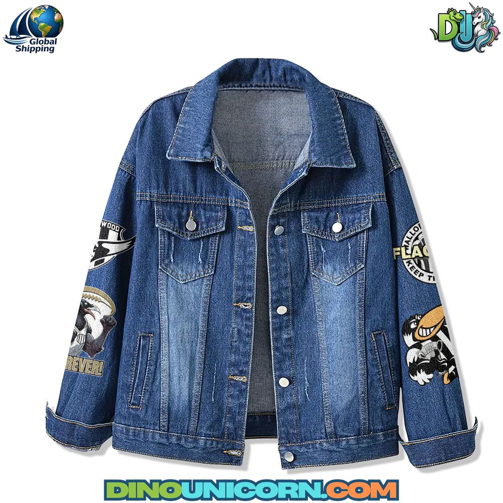 Collingwood Football Club Denim Jacket Collingwood Football Club Denim Jacket