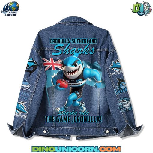 Cronulla-Sutherland Sharks Denim Jacket