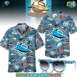 Cronulla-Sutherland Sharks Hawaiian Shirt