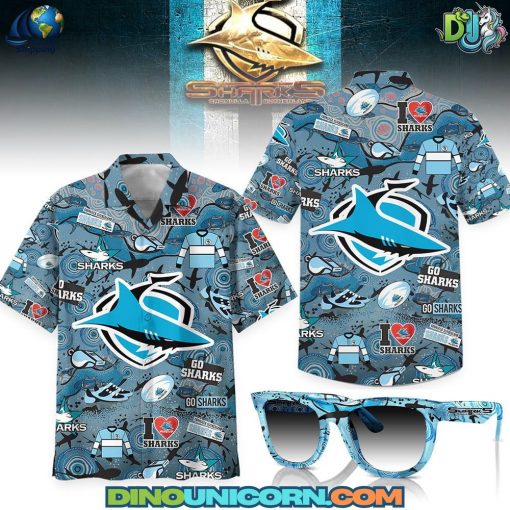Cronulla-Sutherland Sharks Hawaiian Shirt