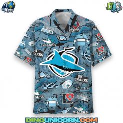 Cronulla-Sutherland Sharks Hawaiian Shirt