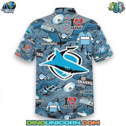 CronullaSutherland Sharks Hawaiian Shirt