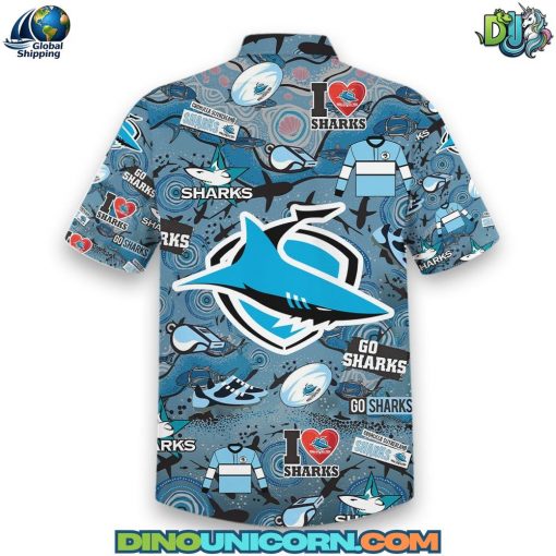 Cronulla-Sutherland Sharks Hawaiian Shirt
