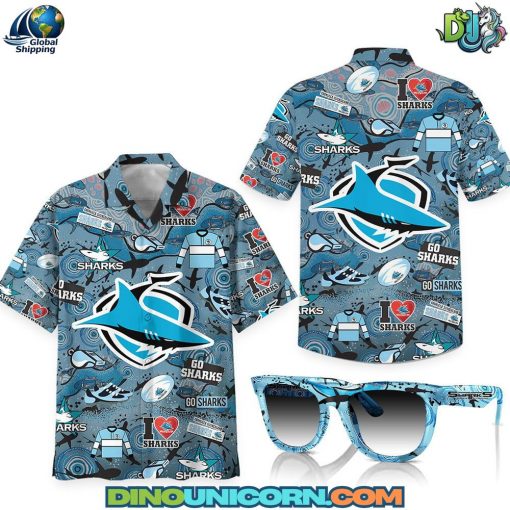 Cronulla-Sutherland Sharks Hawaiian Shirt