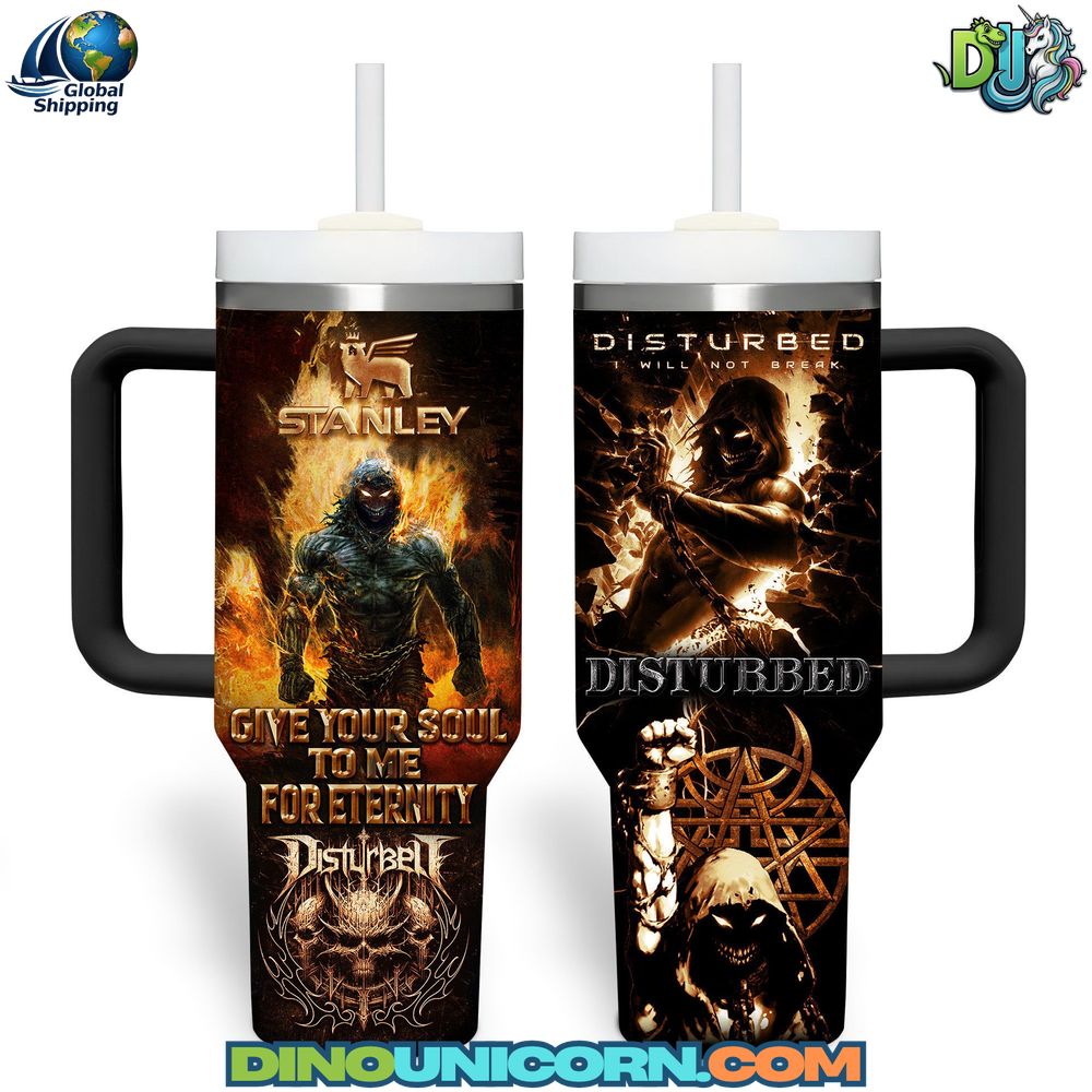 Disturbed Band Stanley Tumbler Cup Disturbed Band Stanley Tumbler Cup
