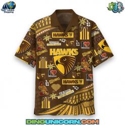 Hawthorn Football Club Hawaiian Shirt