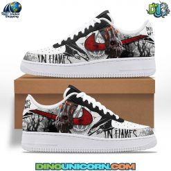 In Flames Air Force 1 Sneaker
