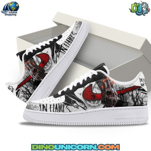 In Flames Air Force 1 Sneaker