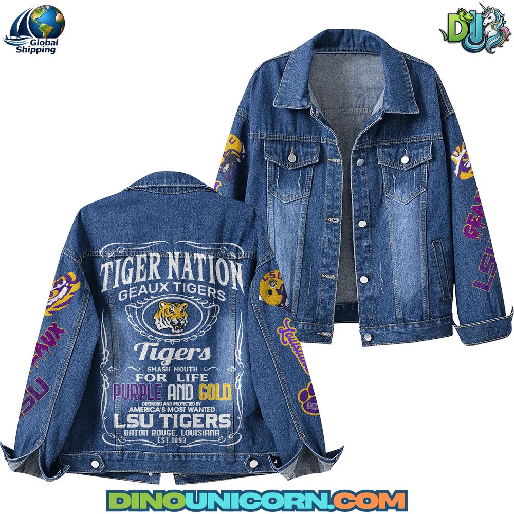LSU Tigers Denim Jacket LSU Tigers Denim Jacket