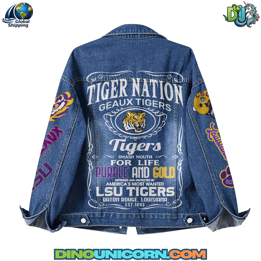 LSU Tigers Denim Jacket LSU Tigers Denim Jacket