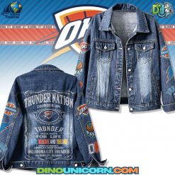 Oklahoma City Thunder Denim Jacket Oklahoma City Thunder Denim Jacket
