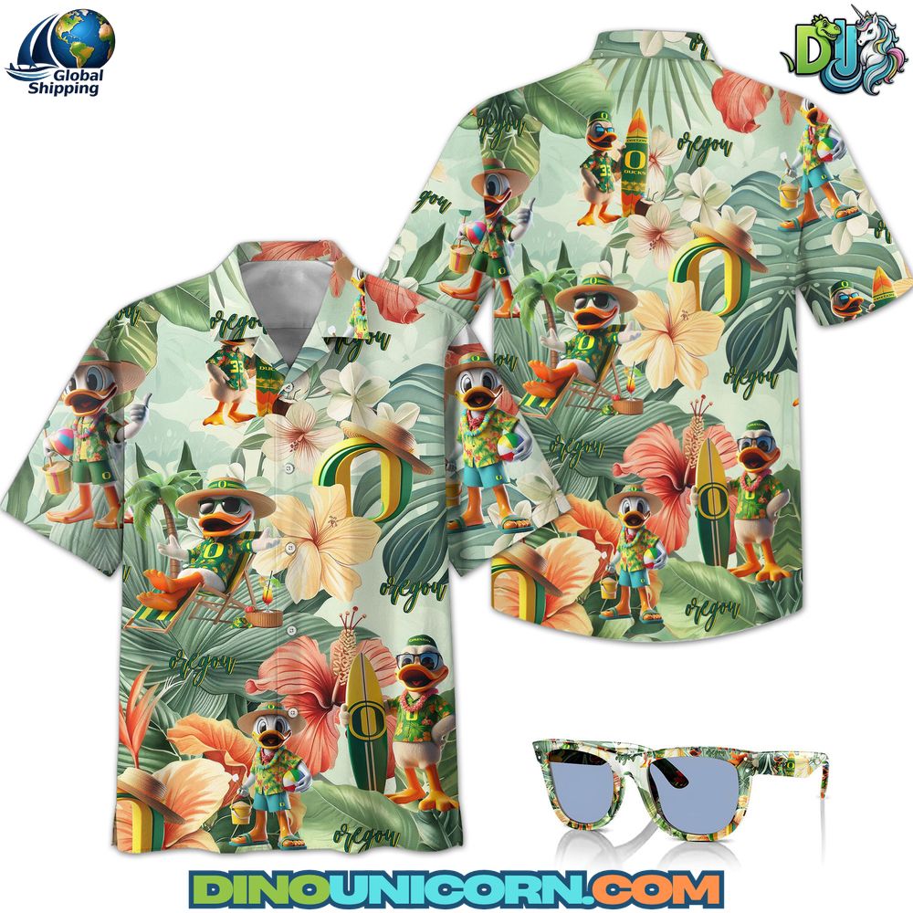 Oregon Ducks Hawaiian Shirt Oregon Ducks Hawaiian Shirt