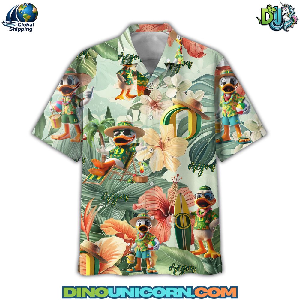 Oregon Ducks Hawaiian Shirt Oregon Ducks Hawaiian Shirt