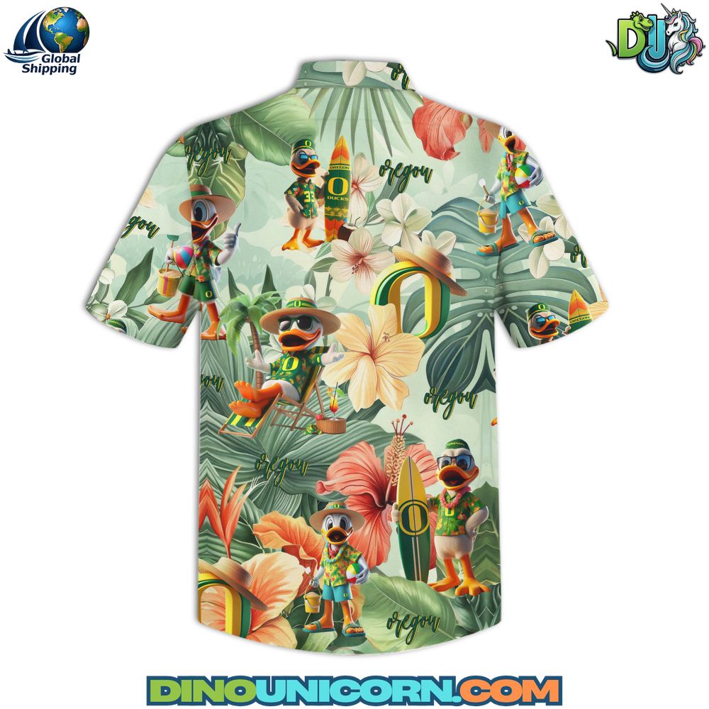 Oregon Ducks Hawaiian Shirt Oregon Ducks Hawaiian Shirt