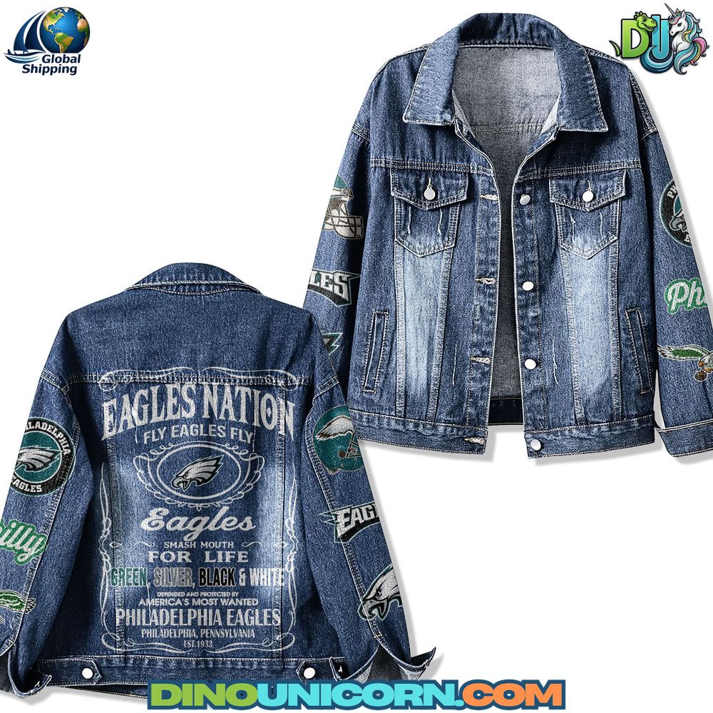 Philadelphia Eagles Denim Jacket Philadelphia Eagles Denim Jacket