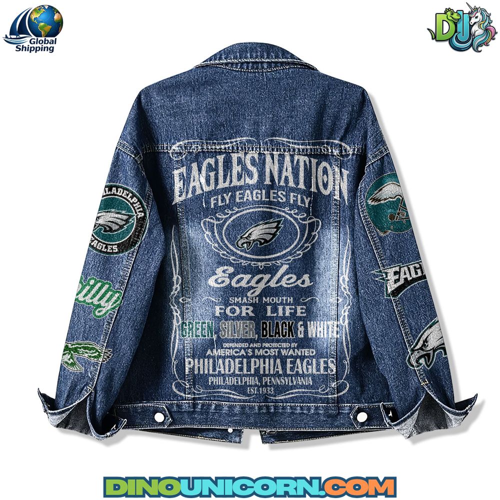 Philadelphia Eagles Denim Jacket Philadelphia Eagles Denim Jacket