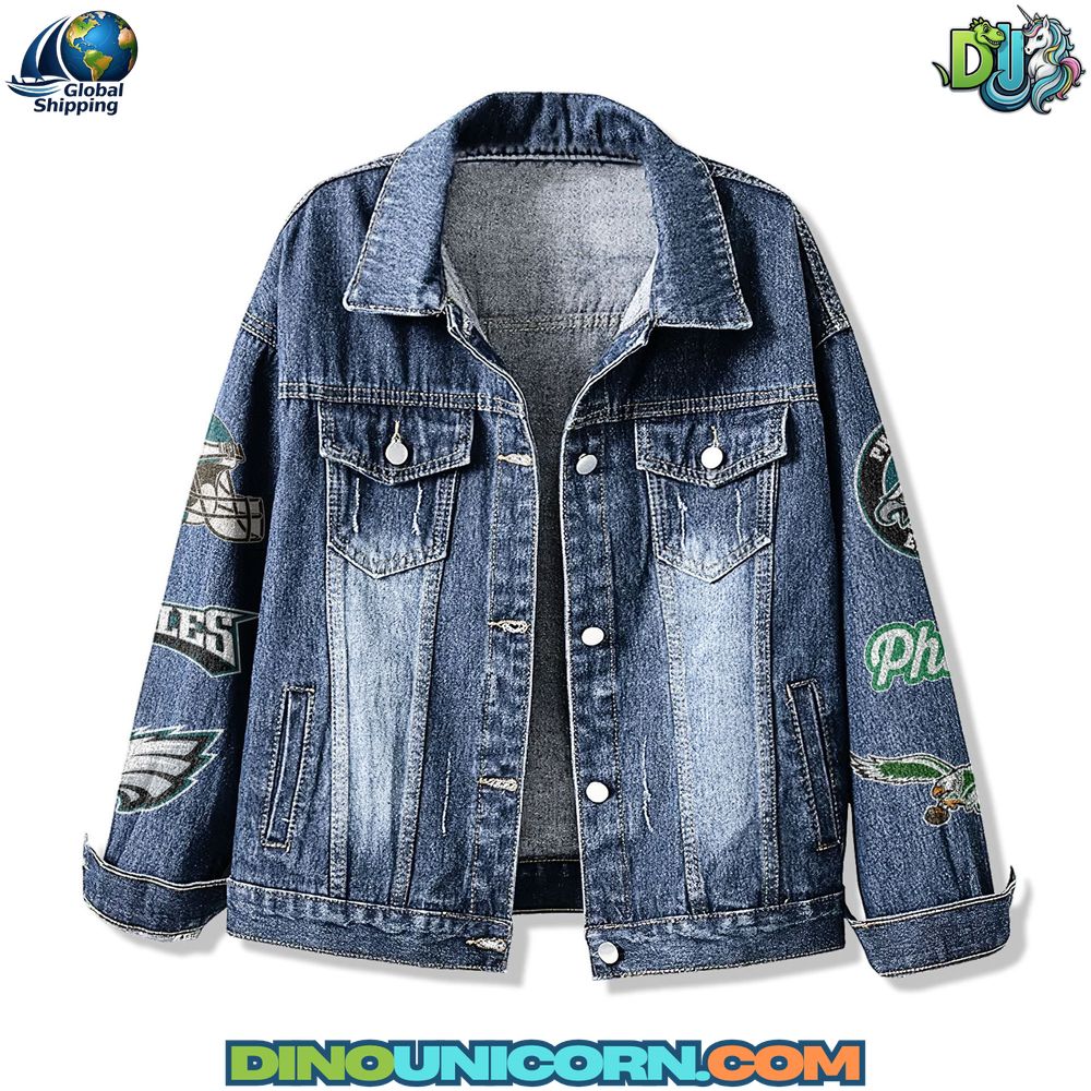 Philadelphia Eagles Denim Jacket Philadelphia Eagles Denim Jacket