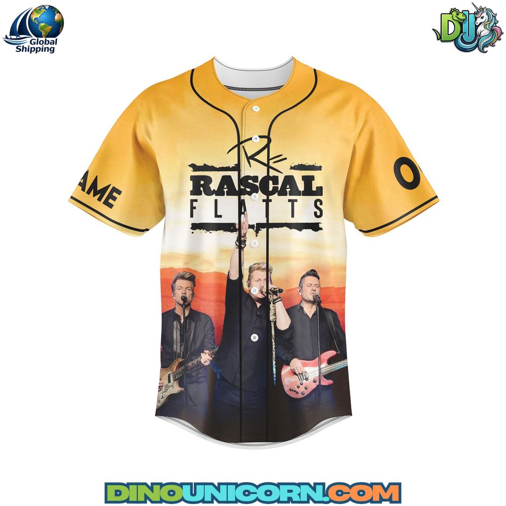 Rascal Flatts Baseball Jersey Rascal Flatts Baseball Jersey