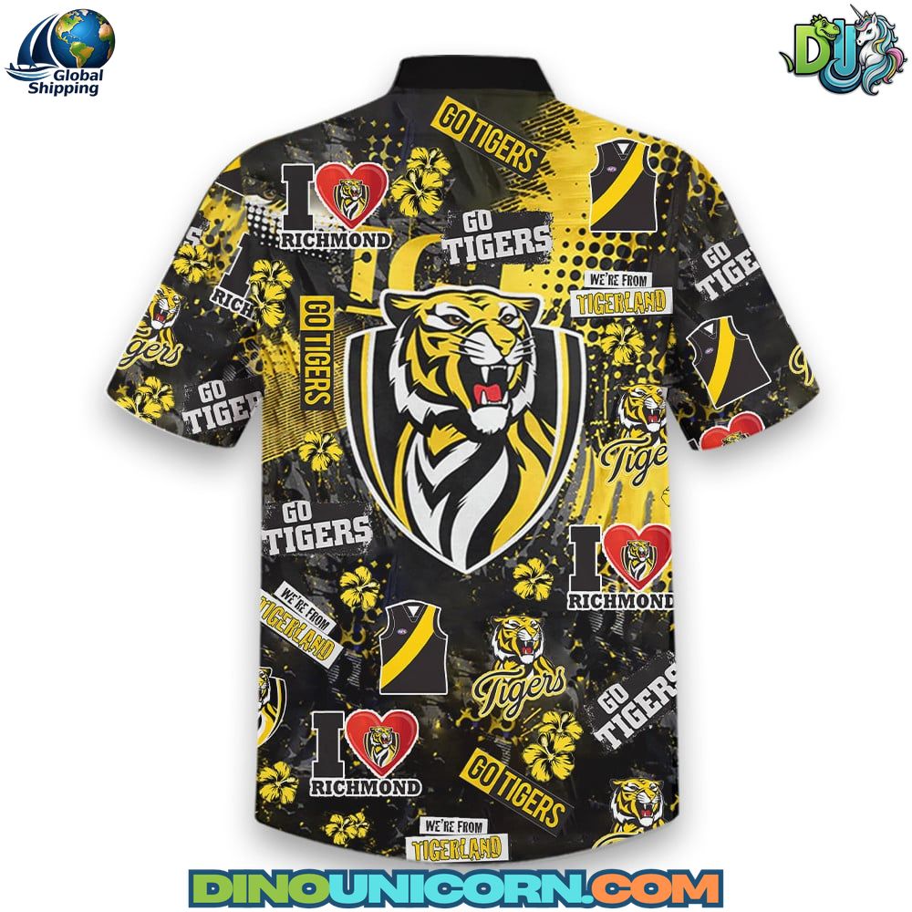 Richmond Football Club Hawaiian Shirt Richmond Football Club Hawaiian Shirt