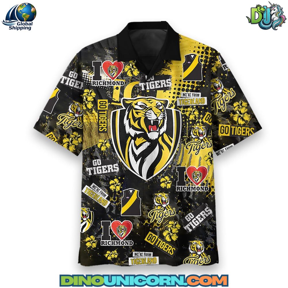 Richmond Football Club Hawaiian Shirt Richmond Football Club Hawaiian Shirt