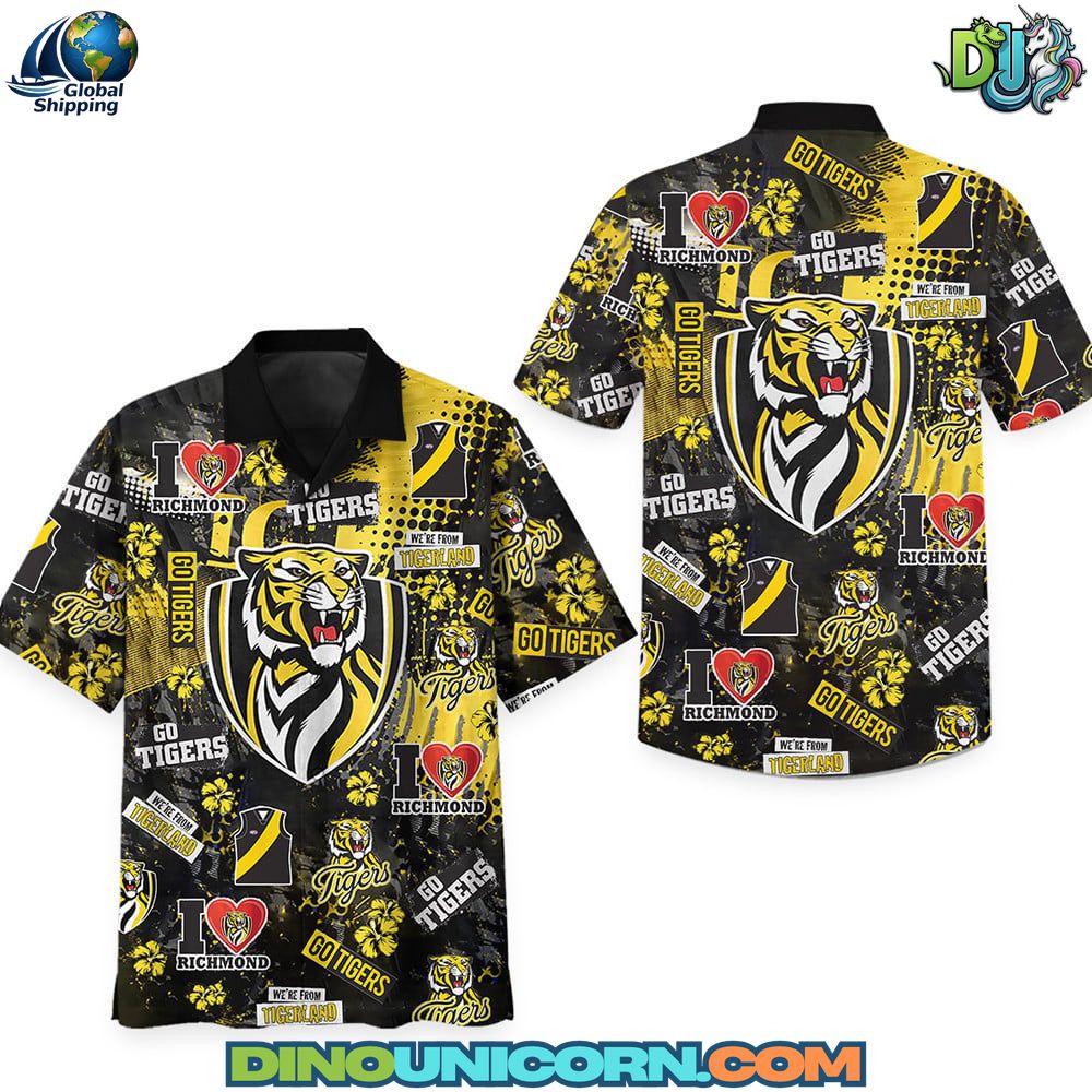 Richmond Football Club Hawaiian Shirt Richmond Football Club Hawaiian Shirt