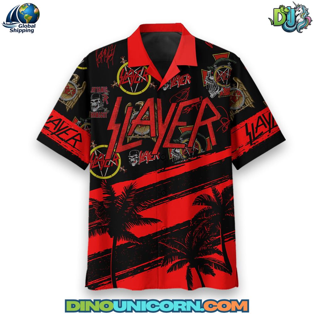 Slayer Hawaiian Shirt Slayer Hawaiian Shirt