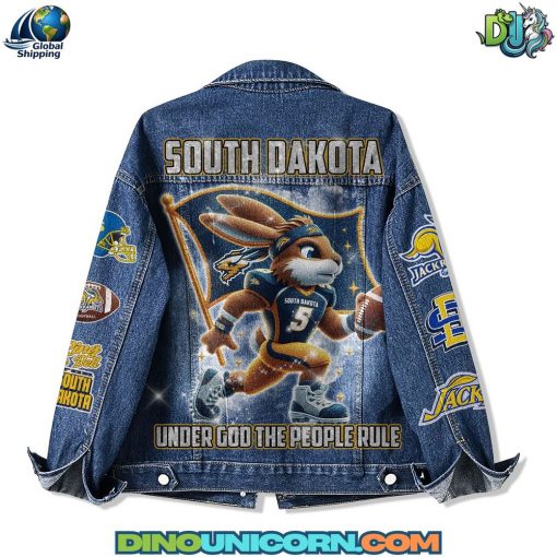 South Dakota State Jackrabbits Football Team Denim Jacket
