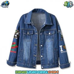 South Sydney Rabbitohs Denim Jacket South Sydney Rabbitohs Denim Jacket