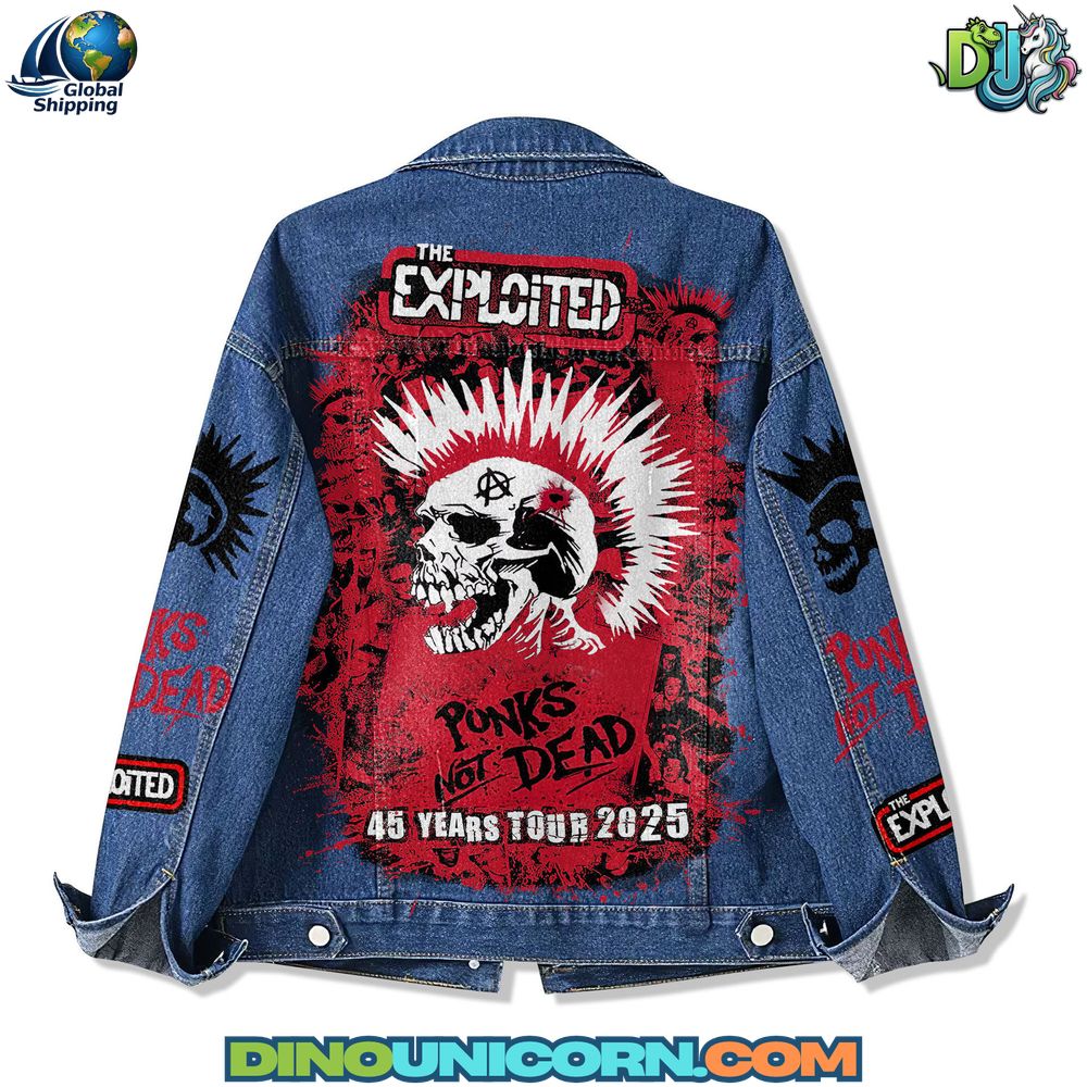 The Exploited Denim Jacket The Exploited Denim Jacket
