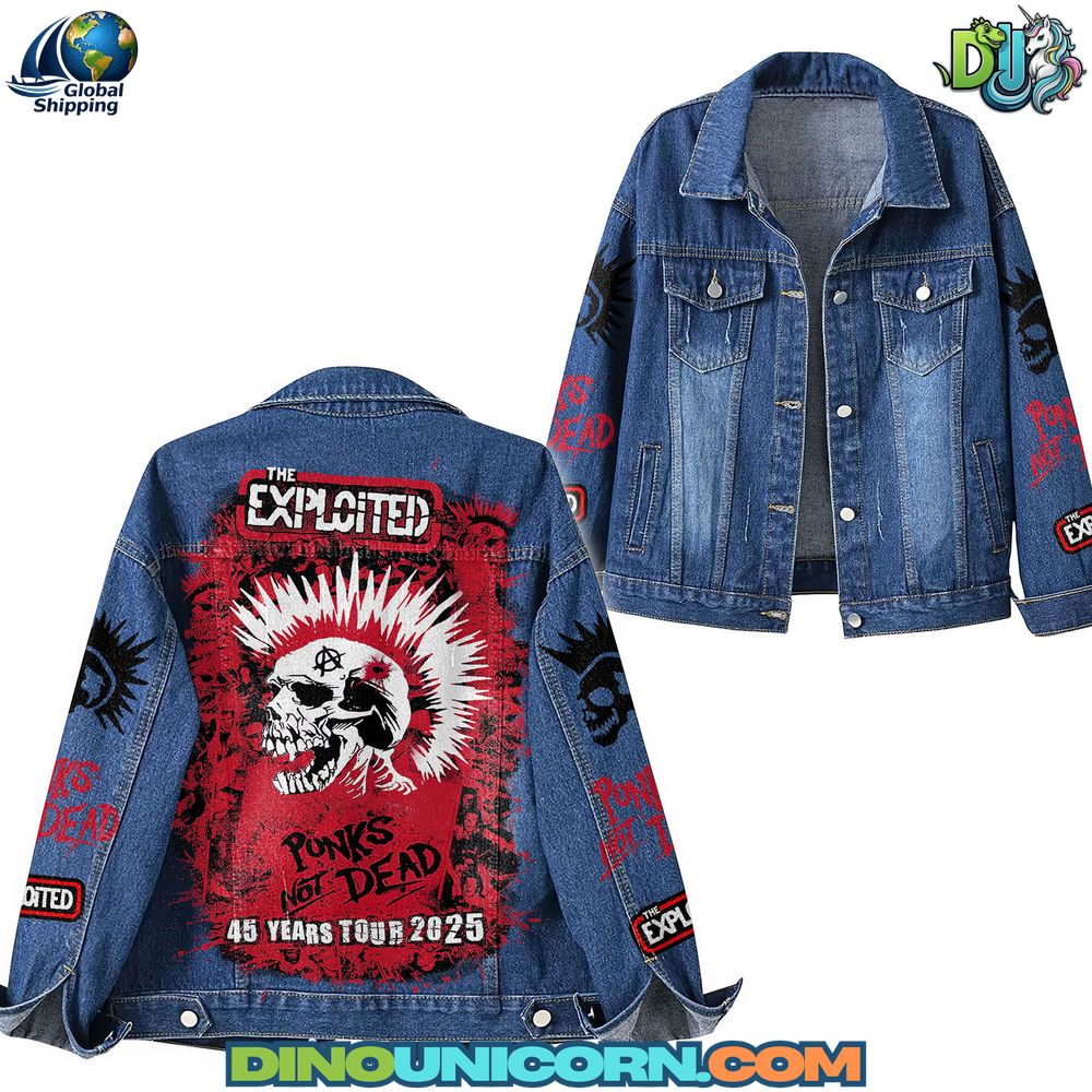 The Exploited Denim Jacket The Exploited Denim Jacket
