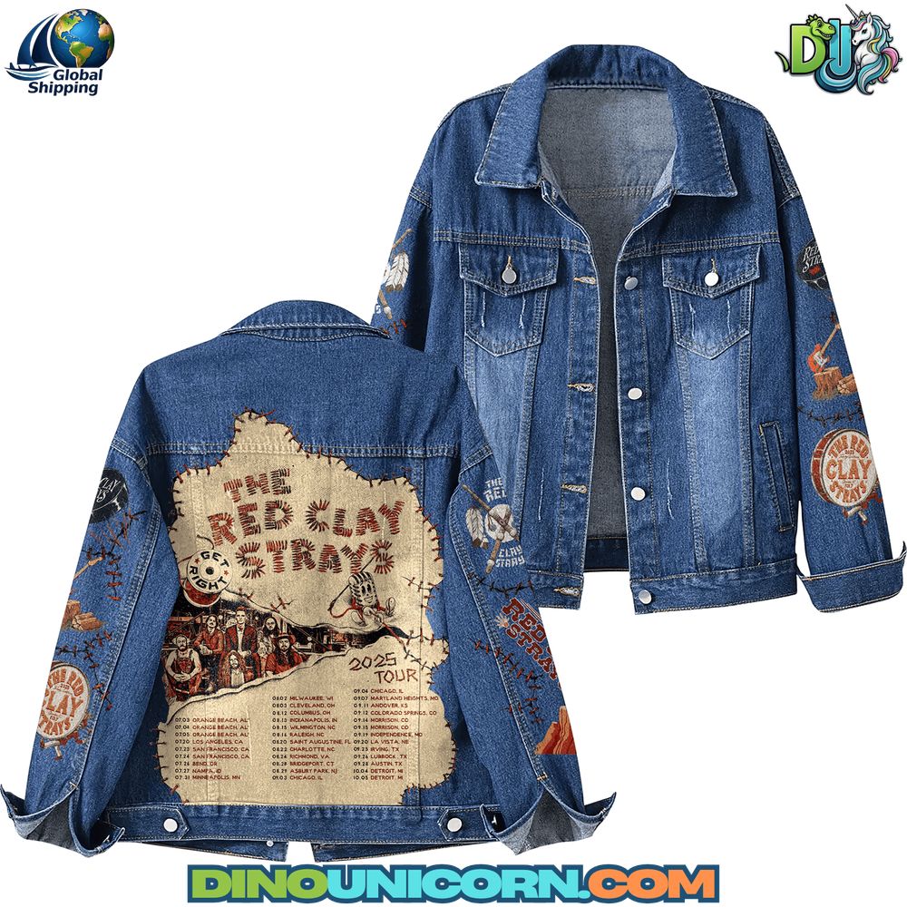 The Red Clay Strays Denim Jacket The Red Clay Strays Denim Jacket