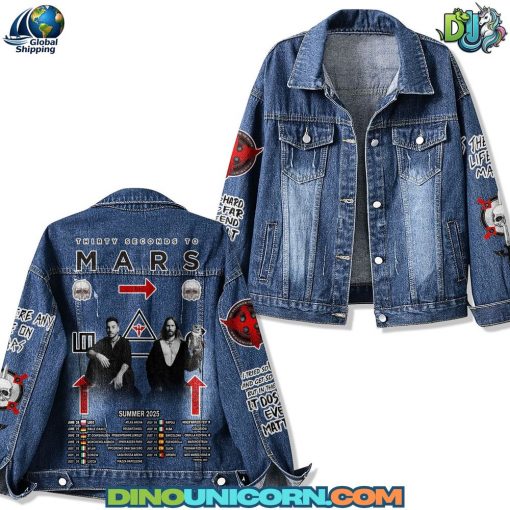 Thirty Seconds to Mars Denim Jacket