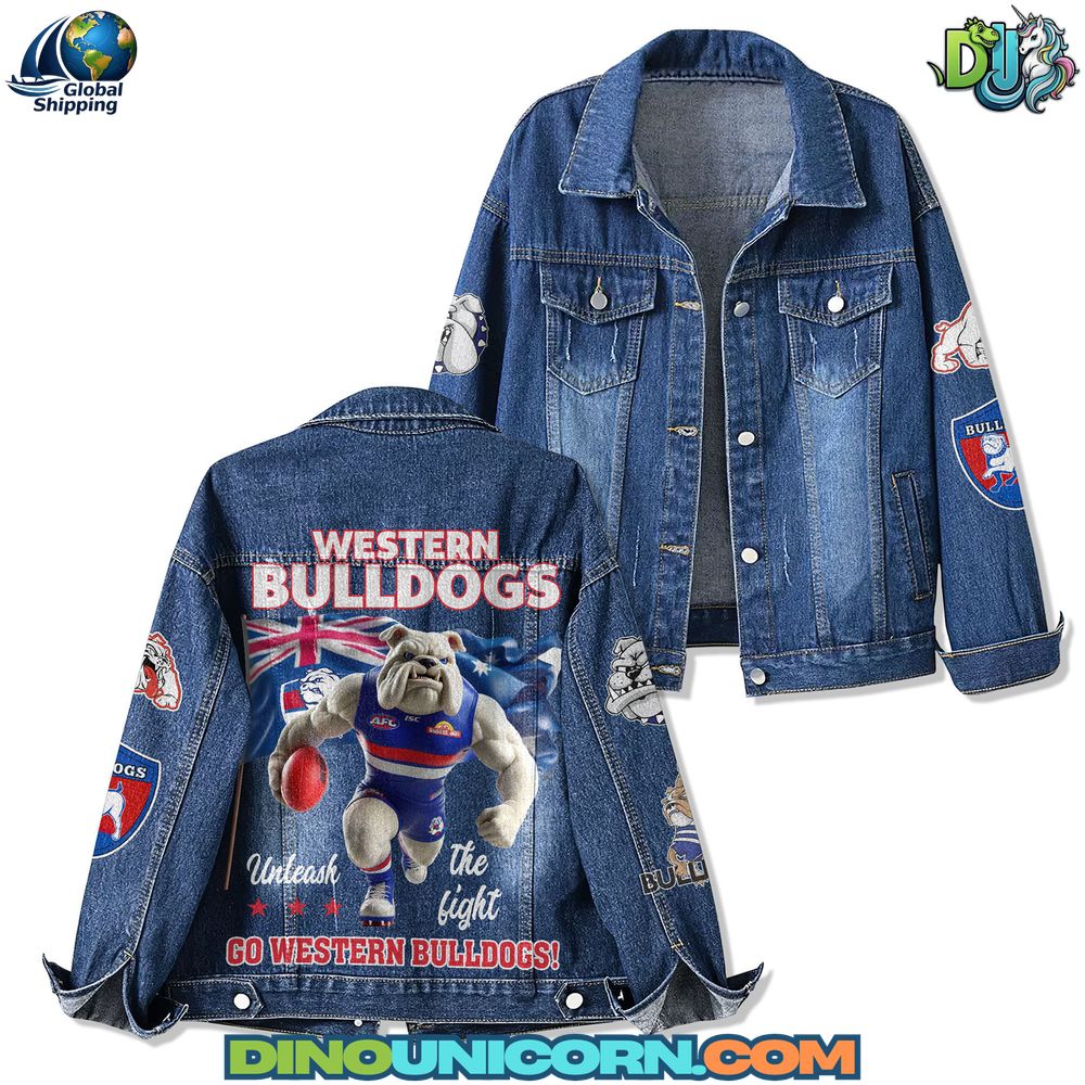 Western Bulldogs Denim Jacket Western Bulldogs Denim Jacket