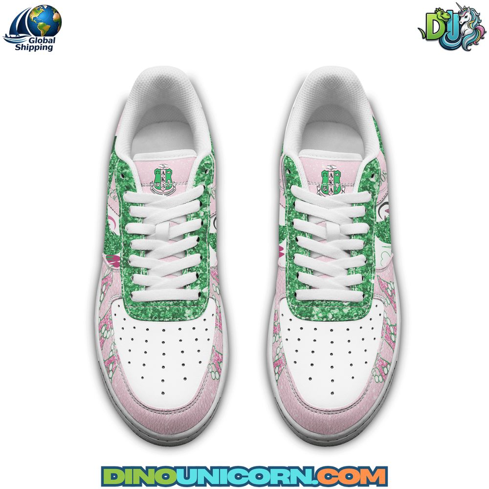 Alpha Kappa Alpha Air Force 1 Sneaker Alpha Kappa Alpha Air Force 1 Sneaker