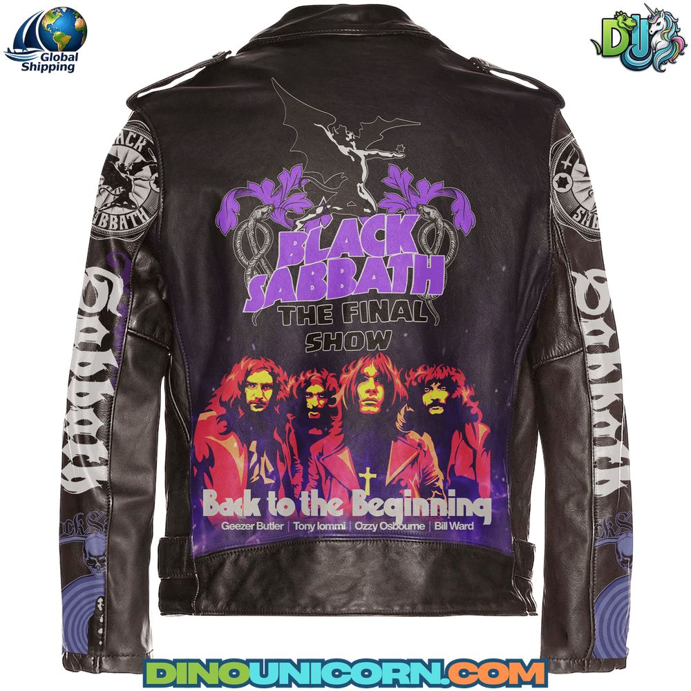 Black Sabbath Leather Jacket Black Sabbath Leather Jacket