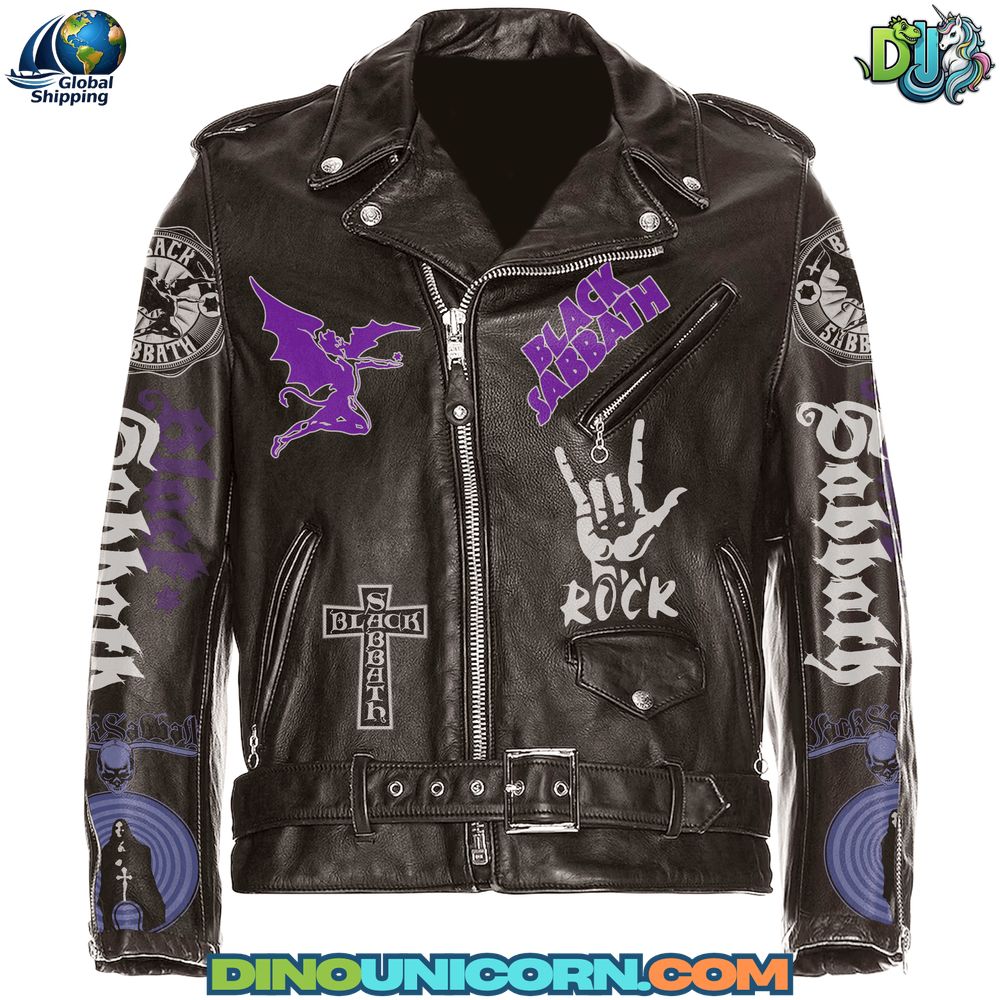 Black Sabbath Leather Jacket Black Sabbath Leather Jacket