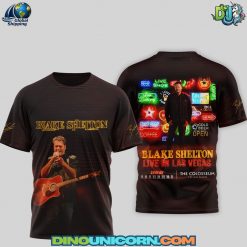 Blake Shelton Live In Las Vegas T-shirt