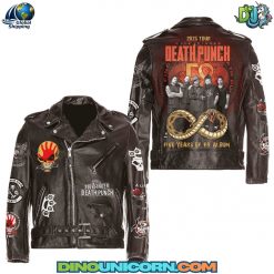 Five Finger Death Punch Leather Jacket Five Finger Death Punch Leather Jacket