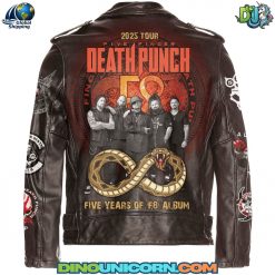 Five Finger Death Punch Leather Jacket