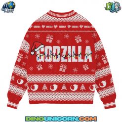 Godzilla Ugly Christmas Sweater