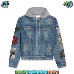 Machine Head Hooded Denim Jacket