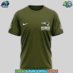 New England Patriots Army Veteran 3D Tshirt