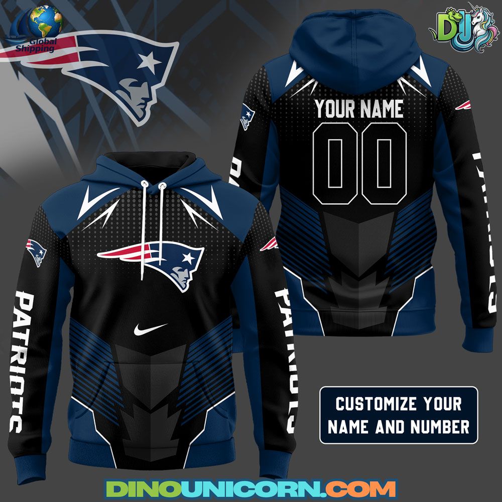 New England Patriots Die Hard Hoodie New England Patriots Die Hard Hoodie in heavyweight fleece, featuring bold graphic print and unisex fit, perfect for die hard fan apparel and game day wear.