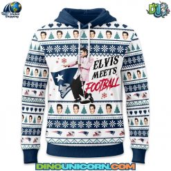 New England Patriots Elvis Presley Christmas Hoodie