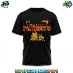 New England Patriots Marine Veteran 3D Tshirt
