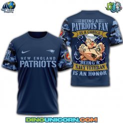 New England Patriots Navy Veteran Popeye T-shirt